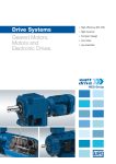 Drive Systems Geared Motors, Motors and Electronic Drives.