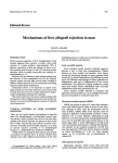 Mechanisms of liver allograft rejection in man