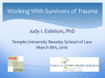 Working With Survivors of Trauma
