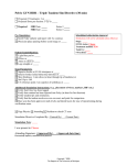 Treatment Planning Directive: Lung