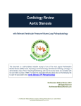 Cardiology Review Aortic Stenosis