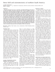 Stress field and seismotectonics of northern South America