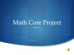 Math Core Project - Math projects