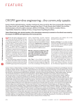CRISPR germline engineering—the community