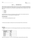 DNA Model Lab