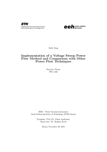 Implementation of a Voltage Sweep Power Flow Method and