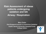 Risk Assessment of obese patients undergoing sedation and