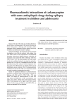 Pharmacokinetic interactions of carbamazepine with some