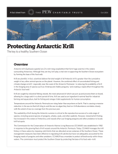 Protecting Antarctic Krill - The Pew Charitable Trusts