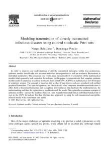 Modeling transmission of directly transmitted infectious diseases