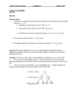 Calculus 1 Lecture Notes - Madison Area Technical College