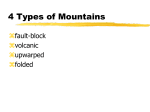 4 Types of Mountains