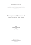 Monocotyledons and Gymnosperms of Puerto Rico and the