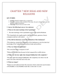 chapter 7 new ideas and new religions