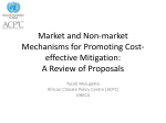 Market and Non-market Mechanisms for Promoting Cost