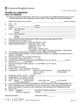 Trauma ICU Admission Post Op Orders