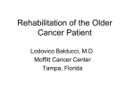 Rehabilitation of the Older Cancer Patient