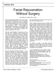 Facial Rejuvenation Without Surgery