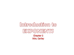 Exponent PowerPoint