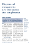 Diagnosis and management of new-onset diabetes after