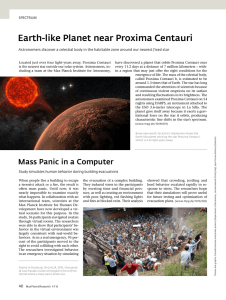 Earth-like Planet near Proxima Centauri - Max-Planck