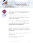 Community Cancer Care - Community Oncology Alliance