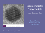 Semiconductor Nanocrystals