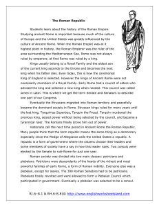 The Roman Republic - English Worksheets Land