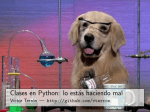 Clases en Python: lo estás haciendo mal