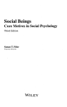 Social Beings Core Motives in Social Psychology Third