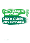 Treatment Summary user guide and examples