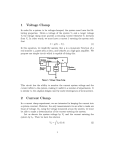 1 Voltage Clamp 2 Current Clamp