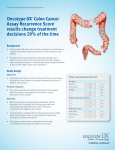 Oncotype DX® Colon Cancer Assay Recurrence Score® results