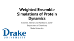 Weighted Ensemble Simulations of Protein Dynamics