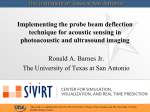 Modeling, Simulation and Application of the Probe Beam Deflection