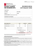 recorded media copy request form
