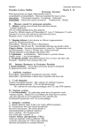 MCB50 Immunity and Disease 1 Parasites Lecture Outline March 9