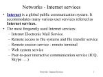 Internet services