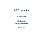 Module 28 - The Money Market