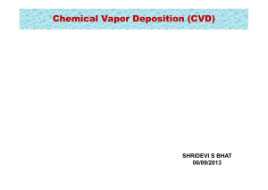 Chemical Vapor Deposition (CVD)