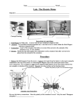 Lab The Electric Motor