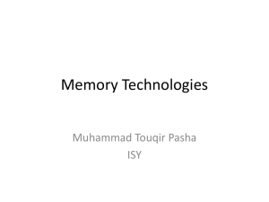 Memory Technologies