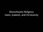 Monotheistic Religions