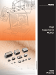 High Capacitance MLCCs