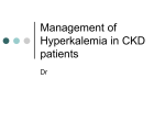 Hyperkalemia in CKD