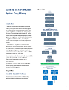 Building a Smart Infusion System Drug Library
