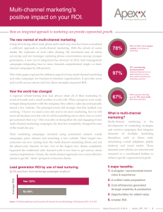 Multi-channel marketing`s positive impact on your ROI.