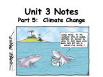 Unit 3 Notes Part 4: Climate Change