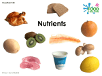 Nutrients PowerPoint - Food a fact of life