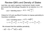 Review-QM`s and Density of States